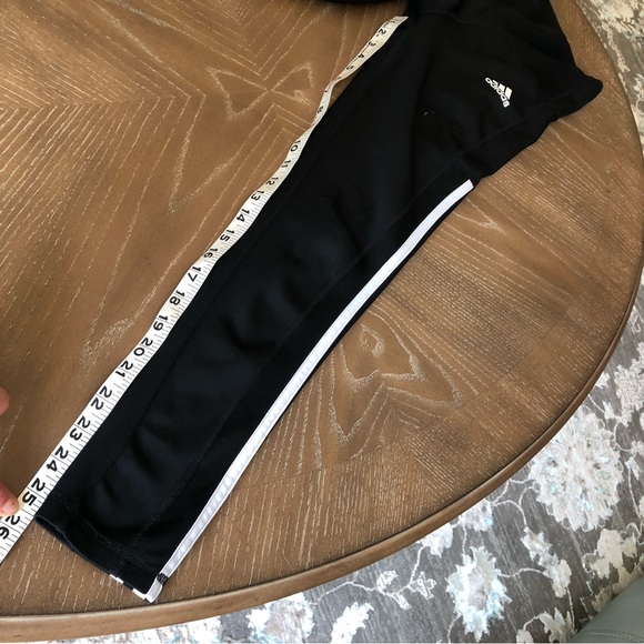 Adidas aeroready 3-Stripes 7/8 Side Pocket High Rise Tights S - Picture 16 of 16